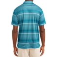 thumbnail image 4 of Ben Hogan Men's Performance Short Sleeve Printed Stripe Golf Polo Shirt, up to 5XL, 4 of 4