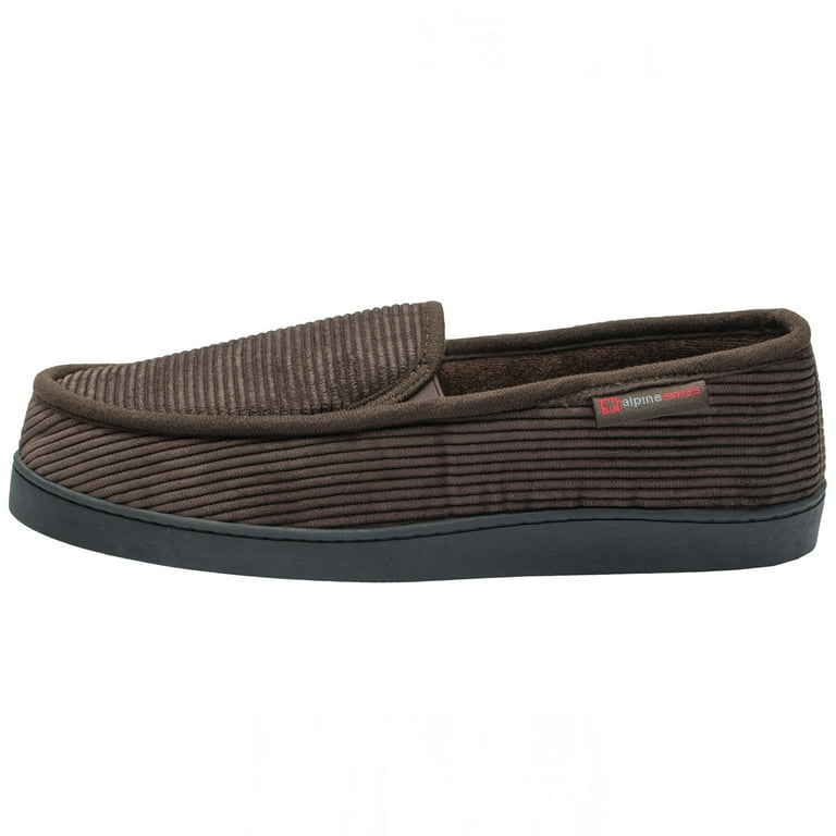 Mens wide store moccasin slippers