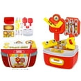 thumbnail image 2 of WLOELOEW Ensembles de Jouets Diy pour Enfants Rouges, Ensembles d'Outils pour Enfants, Outils de Chantier Diy, Outils de Jeu de Simulation, Cadeaux d'Anniversaire pour Garçons et Filles de 3, 4, 5, 6, 7, 8 Ans, 2 of 9