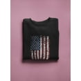 thumbnail image 3 of United States Flag Scratched Sweatshirt Men -GoatDeals Designs, Male x-Large, 3 of 4