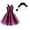 Pink - A, variant on Zombie Bride Princess Dress with Layered Mesh Tulle and Gothic Accents for Halloween Themed Party and Stage Performance Light gray