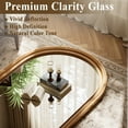 thumbnail image 6 of Easy4Home 71"x32" Arched Full-Length Floor Mirror Vintage Mirror, Antique Gold, 6 of 6