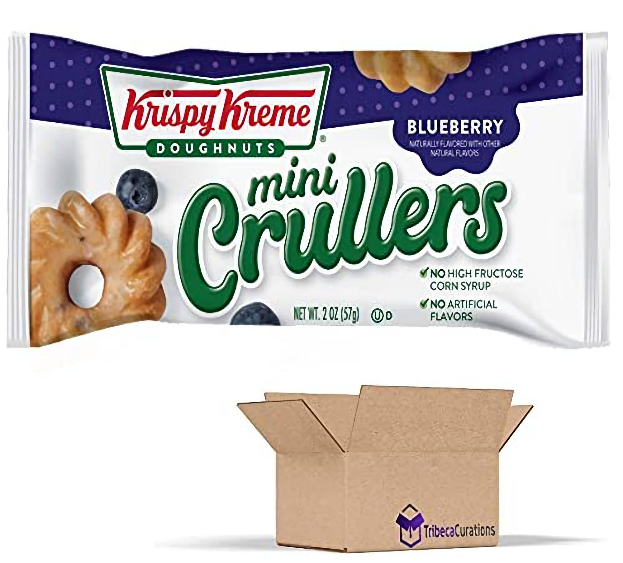 Krispy Kreme Mini Crullers (Limited Time Lemon and Blueberry) Junk
