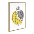 thumbnail image 2 of Kate and Laurel Sylvie New Start Framed Canvas Wall Art by Shatha Al Dafai, 23x33 Natural, Decorative Surreal Art Print for Wall, 2 of 8