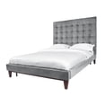 thumbnail image 4 of Chic Home Handel Bed Frame with Headboard Velvet Upholstered, 4 of 10