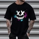 thumbnail image 3 of Camisetas de Cuello de la Tripulación de los Hombres de Poliéster Impreso en Seco Rápido, Cuello Redondo de Corte 3D para Gimnasio, Carrera, Ciclismo Y Ocasional, 3 of 4