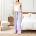 thumbnail image 4 of Fotbe Rainbow Pantalones de Pijama para Mujer, Pantalones de Dormir, Pantalones Pj con Cordón y Bolsillos-Large, 4 of 6