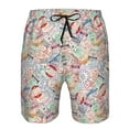 thumbnail image 4 of Naloa Passport Stamp Men's Beach Shorts, Surfing shorts, Swim trunks, Quick Dry Swim Trunks for Surfing Beach Fun - Small, 4 of 9