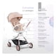thumbnail image 5 of Carriola Ligera Esquimal, Portátil, Plegable, con Asiento Giratorio 360°, 6 a 36 Meses (Beige, 1 Pza), 5 of 7