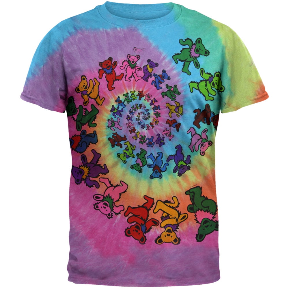 Spiral Bears Tie Dye Short Sleeve 