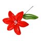 thumbnail image 1 of Flor de limpiapipas terminada, artesanía de flores de lirio artificiales hechas a mano, regalos para mujeres, mamás, abuelas, novias en cumpleaños, Día de la Madre, 1 of 8