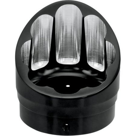 Slash Cut End Cap - Performance Machine Elite Exhaust End Cap for Rinehart 3.5in. Slip-On Slash - Contrast Cut 02042014SLA-BM