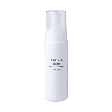 Muji Sensitive Skin Face Soap Foam 200ml?6.762805 Fl Oz?