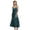 Dark Green, variant on Women Sleepwear Satin Nightgown Mini Slip Chemise Long Nightwear