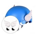 thumbnail image 4 of 2 piezas de casco con ala de ángel con accesorio de cinta adhesiva, decoración universal para casco, apto para bicicleta, scooter, casco de snowboard Blanco Yotijar Cascos Angel Wing, 4 of 10