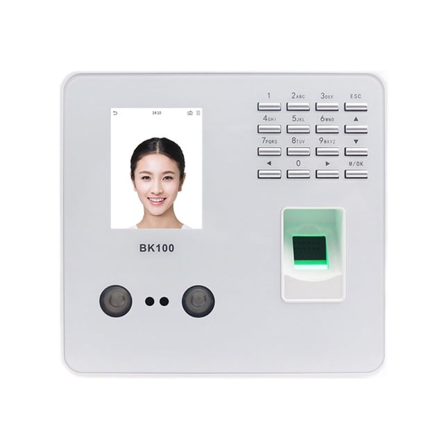 BK100 /IP Biometric Fingerprint Face Recognition Employee Time Attendance Machine With Keyboard Time Clock Recorder ,Reliable Data Protection