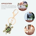 thumbnail image 3 of Turtle Keychain Metal Hanging Ornaments Pendants Rhinestone Zinc Alloy Sea ​​turtle, 3 of 5