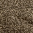 thumbnail image 1 of oneOone Rayon Brown Fabric Asian Leaf Block Diy Clothing Quilting Fabric Print Fabric By Yard 56 Inch Wide, 1 of 4