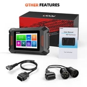 FCAR F802 Heavy Duty Truck Scanner All System Diagnostic Tool DPF Regeneration Oil Reset Service HD OBD Diesel Truck & Car 2 in 1 Code Reader OBD2 Scanner Automotive Scanner Full OBDII Functions