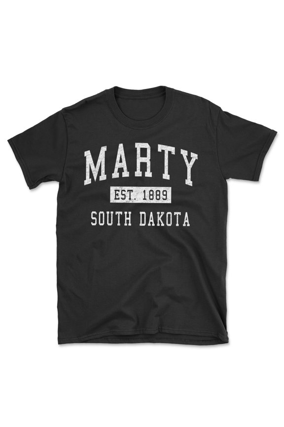 Marty South Dakota Classic Established Men's Cotton T-Shirt