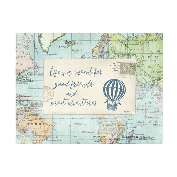 Katie Pertiet 'Travel Posts III' Canvas Art