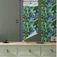 thumbnail image 5 of Ambesonne Leafy Design Peel & Stick Wallpaper for Home, Tropical Silhouettes, 13"x36", Charcoal Grey Lime Green, 5 of 5