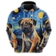 thumbnail image 3 of Sudadera con capucha con gráficos de arte de grafiti de perros divertidos para hombres, ropa de moda Harajuku, sudaderas de pastor alemán, sudaderas con capucha con cara de perro mascota, camisetas Y2, 3 of 5