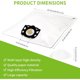 thumbnail image 2 of Vacuum bags for Karcher WD4 WD5 WD6 MV4 MV5 MV6, 10PCS, 2 of 5