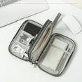 thumbnail image 4 of Moyic Bolsa de almacenamiento para auriculares Senderismo al aire libre Pesca Red interior Auriculares Cierre de cremallera Bolsa Auriculares Type3 NO3, 4 of 6