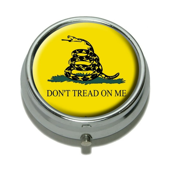 Gadsden Flag Don't Tread On Me Pill Box