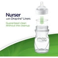 thumbnail image 4 of Playtex Baby Nurser Clear Anti-Colic Baby Bottle 3 Pack Each, 4 oz with 15 Drop-ins Liners, 4 of 16