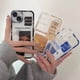 thumbnail image 2 of ins Sello Estilo Transparente Suave Caso Adecuado Para iPhone 13 13pro 13prm 11 7Plus 8Plus Xr XS 13 12 Pro MaxTPU Teléfono, 2 of 4