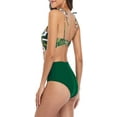 thumbnail image 4 of Women's One Piece Swimsuit Cut-Out Print High Waist Monokini Swimwear, 4 of 7