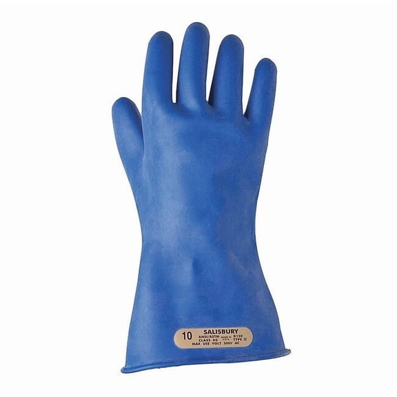 Salisbury Elec Insulating Gloves,Type II,9-1/2,PR1 E0011BL/9H