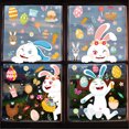 thumbnail image 4 of JJKBVCLO Rabbit Glass Sticker Decal Holiday Decorations Spring Kids Room Home Kitchen Decor, 4 of 7