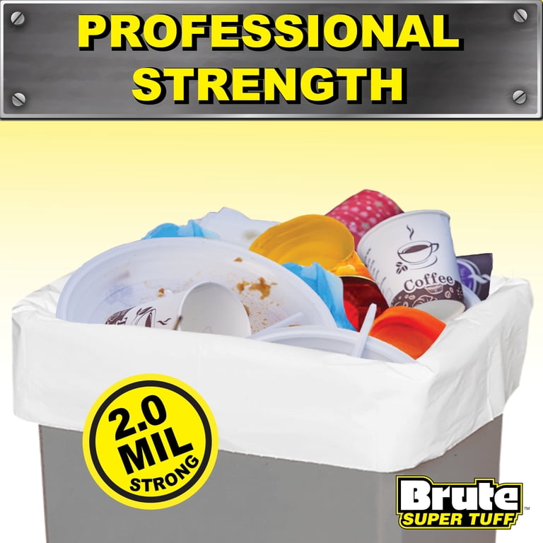 Brute, Super Tuff¬Æ Compactor Trash Bags, 20 Gallon, 20 Bags Twist