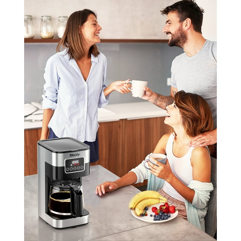 Coffee Maker 10-Cup Programmable Automatic Drip Mini Coffee Machine with  Timer
