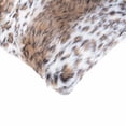 thumbnail image 3 of HomeRoots 358149 18 x 18 x 5 in. Acrylic Plush, Polyester & Polyfill Lynx Pillow - Pack of 2, 3 of 3