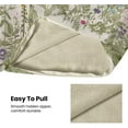 thumbnail image 5 of Spring Flower Pillow Covers 16 X 16 Inch Set of 2, Sage Green Leaves Floral Throw Pillow Covers Wildflower Herbs Plant Outdoor Farmhouse Decorative Pillows for Couch Sofa Home, 5 of 6