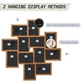 thumbnail image 4 of Photo Frame Picture Frame Family Friends Union Together L24 x H24 Gallery Collage Wall Hanging Photo Frame for 6" x 4" Photo - 12 Photo Sockets - Gold Edge, 4 of 8