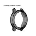 thumbnail image 1 of Boîtier de Montre Smart Watch Protector, Noir Transparent, Remplacement pour 4S/Garmin Actif S, 1 of 7