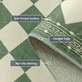 thumbnail image 4 of 2x6 Trellis Runner Rug,Hallway Runner Rug with Rubber Backing, Checkered Kitchen Non Skid Carpet Runners Washable Indoor Mat for Kitchen Entryway Bathroom Hallway, 4 of 7