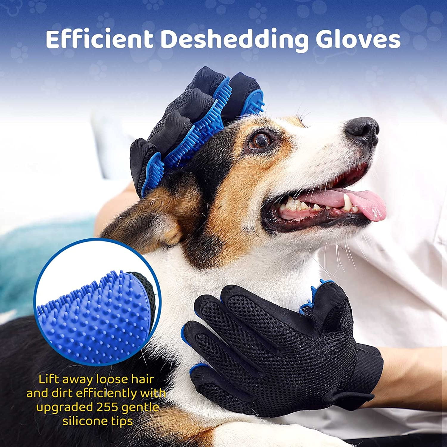 Dog hair mittens 2025
