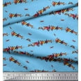 thumbnail image 2 of Soimoi Cotton Cambric Fabric Colorful Bird Decor Fabric Printed Yard 56 Inch Wide, 2 of 3