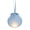 Blue, variant on Nighttime Care Shell Shape Bedside Lamp with Fabric Shade, Warm LED Glow Night Light for Nursery Room Ambiances