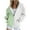 Green, variant on Women's Full Zip Up Hoodie Oversize Sweatshirt Kapuzenpullover Mit Kapuze Langarm Sport Style Color Block Long Sleeve Hooded Sweatshirts with Pockets Jacket Coat for Women Black 3Xl