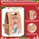 thumbnail image 3 of Bolsas de Regalo Navidad Decoración, 24 PCS Caja de Regalo Navideña Reutilizable, Bolsas de Papel Kraft de Dulces, Caja de Galletas de Decoración para Fiestas Navideña (Estrella), 3 of 4