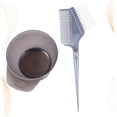 thumbnail image 3 of OUNONA 2Pcs Hair Dye Bowl Set with Plastic Handle Grey Durable Hair Coloring Tool for DIY and Salon Use, 3 of 7