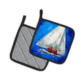 thumbnail image 2 of Twos Company Sailboat Pair of Pot Holders 7.5 in x 7.5 in, 2 of 5