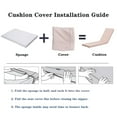 thumbnail image 5 of Chaise Lounge Cushions Outdoor, Breathable and UV Resistant, Fade Resistant & Fade-Resistant Lounger Cushions Suitable for Patio Furniture, Pool, Lawn (Khaki-2 pcs), 5 of 7
